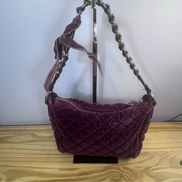 Marc Jacobs Y2K Purple Velvet Shoulder Bag - Picture 7 of 14